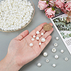 300Pcs 3 Styles ABS Plastic Imitation Pearl Beads KY-NB0001-72-3