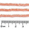 Baking Paint Imitation Jade Glass Bead Strands DGLA-A034-J6MM-A34-3
