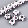 Opaque Resin European Beads RPDL-T004-01G-1