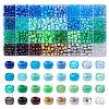 960Pcs 32 Style Transparent & Opaque Plastic Beads KY-YW0001-43-1