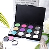 Empty Magnetic Eyeshadow Makeup Boxes CON-WH0069-64-7