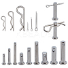 55Pcs 304 Stainless Steel Hitch Pin Clips & 90Pcs Open Latch & 39Pcs Connecting Rod Plug Bolt Pins STAS-AR0002-68-2