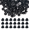 200Pcs Silicone Brooch Findings MAK-SP0001-09-1