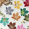 9Pcs Leaf Computerized Embroidery Cloth Iron on/Sew on Patches PATC-WH20006-007-7