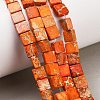 Dyed Natural Imperial Jasper Beads Strands G-F833-A01-01D-1