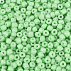 8/0 Baking Paint Glass Round Seed Beads SEED-S036-01B-02-3