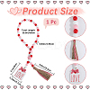 Wooden Beads Pendant Decorations AJEW-WH20020-109B-2