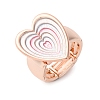 Zinc Alloy & Enamel Stretch Finger Rings for Women RJEW-M101-01D-G-4