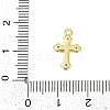 Brass Micro Pave Clear Cubic Zirconia Pendants KK-L238-13G-3