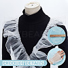 1Pc 10 Yards Organza Pleated Lace Trim OCOR-NB0002-12-3