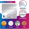 Stainless Steel Cutting Dies Stencils DIY-WH0279-117-3