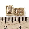 Brass with Cubic Zirconia Beads KK-G491-35G-03-3