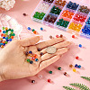 450Pcs 15 Colors Electroplate Glass Beads EGLA-TA0001-93-7