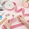 10 Yards Polycotton Striped Ribbon OCOR-BC0006-74A-3