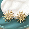 304 Stainless Steel Stud Earrings for Women EJEW-B121-01G-02-2