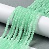 Baking Paint Imitation Jade Glass Bead Strands LS-DGLA-A034-J4MM-A22-2
