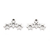 Tarnish Resistant 304 Stainless Steel Charms STAS-I151-12P-1