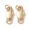 Rack Plating Brass Lobster Claw Clasps X-KK-F090-24LG-01-1