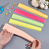 1 Set 5 Colors  Fluorescent Lucky Star Origami Paper DIY-CP0010-79B-3