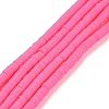 Handmade Polymer Clay Beads Strands CLAY-R089-6mm-Q031-1