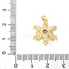 Brass Micro Pave Cubic Zirconia Rotating Pendants KK-M323-01A-G-3