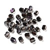 Electroplate Column Glass Beads EGLA-A043-02-HP01-1
