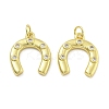 Brass Micro Pave Cubic Zirconia Pendants KK-U060-23G-03-1