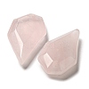 Natural Rose Quartz Pendants G-G052-A02-2