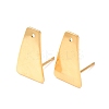 201 Stainless Steel Stud Earrings Finding STAS-B035-06G-2