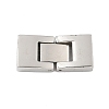 304 Stainless Steel Fold Over Clasps STAS-S185-15P-B-1