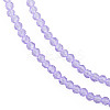 Transparent Glass Beads Strands GLAA-N041-009-05-3