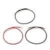 Adjustable PU Leather Cord Slider Bracelets BJEW-F412-05G-1