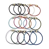 Braided Round Imitation Leather Bracelets Making BJEW-H610-03G-1