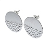 Tarnish Resistant 201 Stainless Steel Stud Earrings EJEW-K270-28P-1