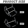 2Pcs 2 Style Acrylic Keyboard Display Stands with Platinum Plated Iron Supports ODIS-CP0001-13-2