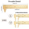 4 Inch/100mm Brass Vernier Caliper TOOL-WH0121-45-2