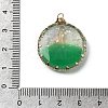 Christmas Alloy Resin Pendants CRES-D324-01KCG-3