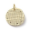 Brass Micro Pave Cubic Zirconia Pendants ZIRC-G157-03C-01G-2