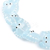 Transparent Glass Beads Strands LAMP-L078-010E-3