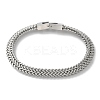 304 Stainless Steel Wheat Chain Bracelets for Women Men STAS-N117-02P-4