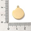 304 Stainless Steel Pendants STAS-B074-08G-06-3