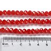 Baking Paint Imitation Jade Glass Bead Strands DGLA-A034-J8MM-A32-5