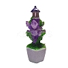 Natural Amethyst Pavilion Bonsai Decorations PW-WG69157-01-6