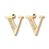 Real 14K Gold Plated 304 Stainless Steel Pendants STAS-L022-157G-V-1