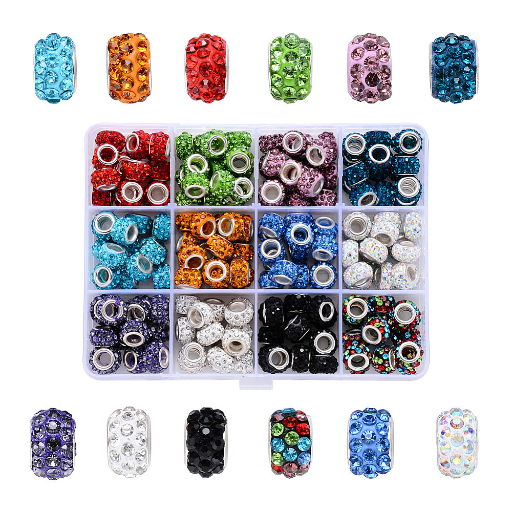 Wholesale Polymer Clay Rhinestones European Beads - KBeads.com