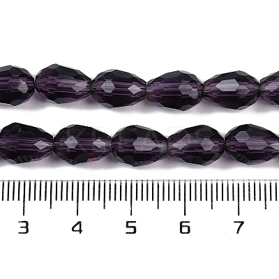 Transparent Glass Beads Strands EGLA-N013-T10mm-D06-1