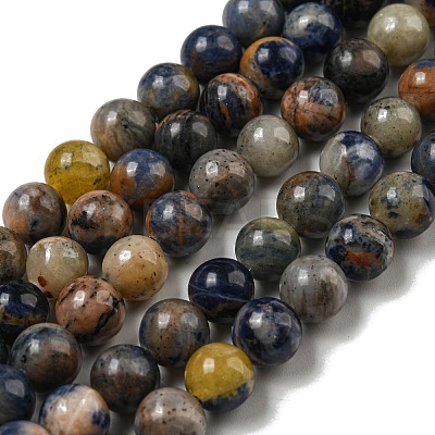 Natural Sodalite Beads Strands G-F591-13A-1