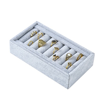 Cuboid Wood Jewelry Ring Display RDIS-L001-07C-1