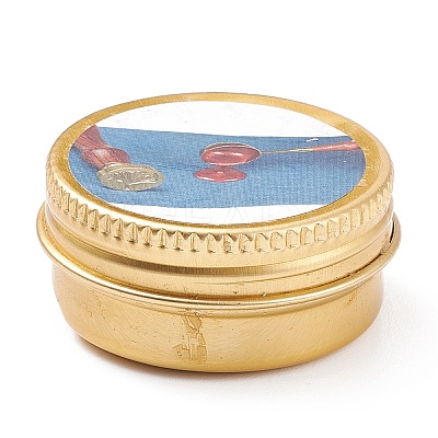 (Defective Closeout Sale for Slight Pit of Aluminum Box)Scented Paraffin Candles DIY-XCP0001-95-1