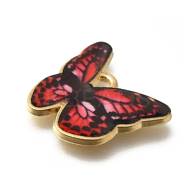 Alloy Enamel Pendants FIND-G078-35G-07-1
